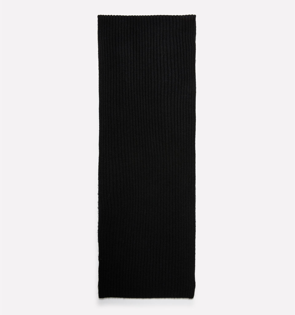 Écharpe de malha preta - null - Preto | Sisley image number 1